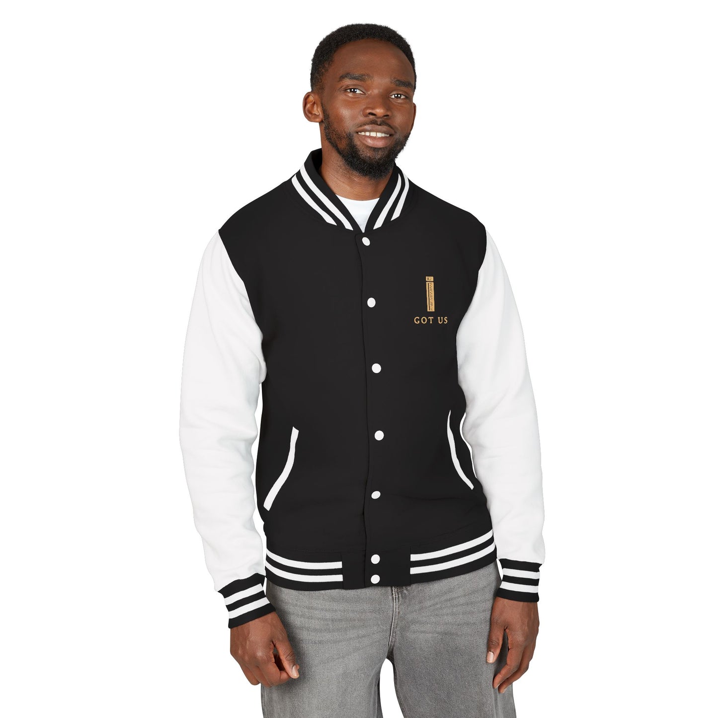 Unisex Heavyweight Letterman Jacket - I GOT US Collection