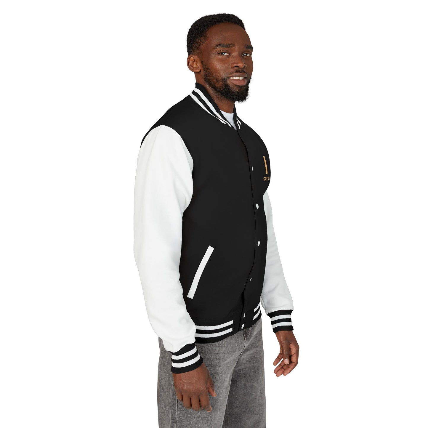 Unisex Heavyweight Letterman Jacket - I GOT US Collection