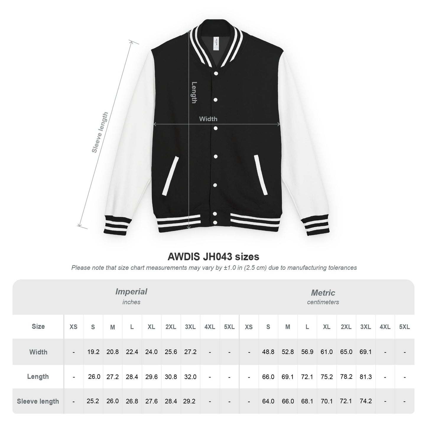 Unisex Heavyweight Letterman Jacket - I GOT US Collection