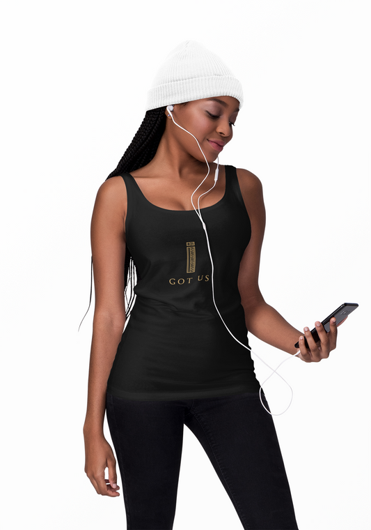 Women's Micro Rib Racer Tank Top - I GOT US Collection