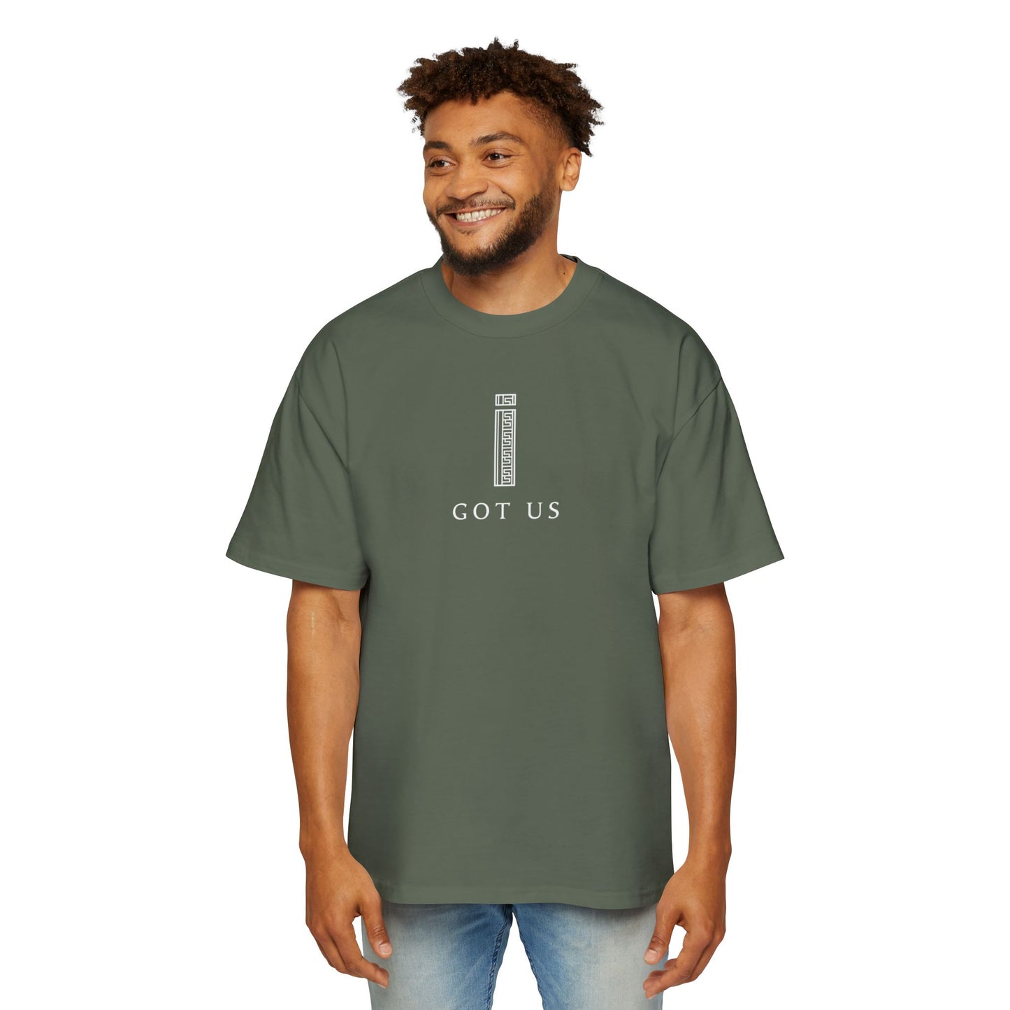 Men's Heavy Oversized Tee - I GOT US Collection
