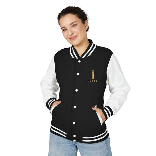 Unisex Heavyweight Letterman Jacket - I GOT US Collection