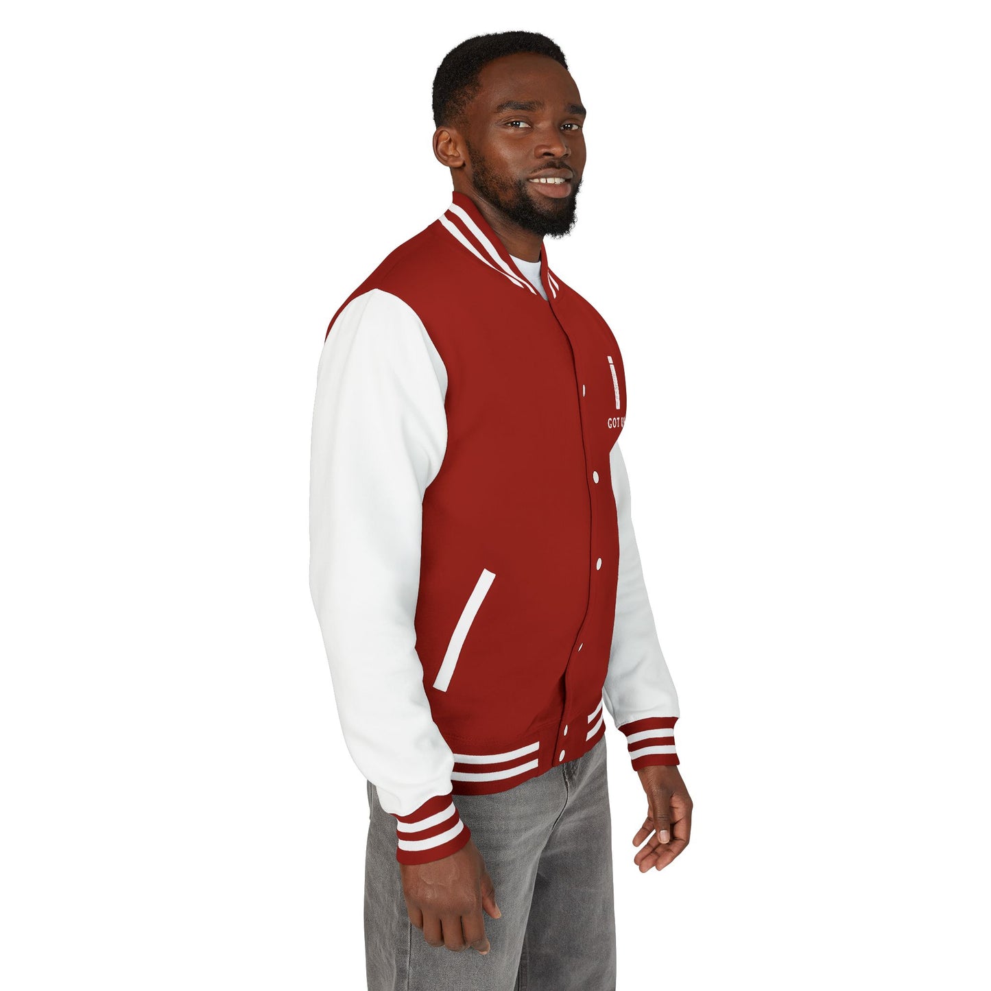 Unisex Heavyweight Letterman Jacket - I GOT US Collection